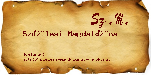 Szélesi Magdaléna névjegykártya